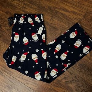 Old Navy Unisex Christmas Santa Pajama Pants - Large- New